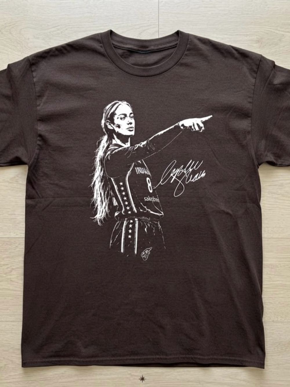 Sophie Cunningham Pointing Pose Signature T-Shirt |Sports vibes |Basketball Fans